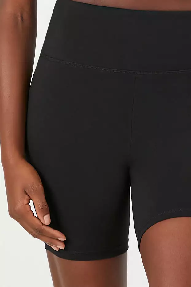 Active Cotton-Blend Biker Shorts