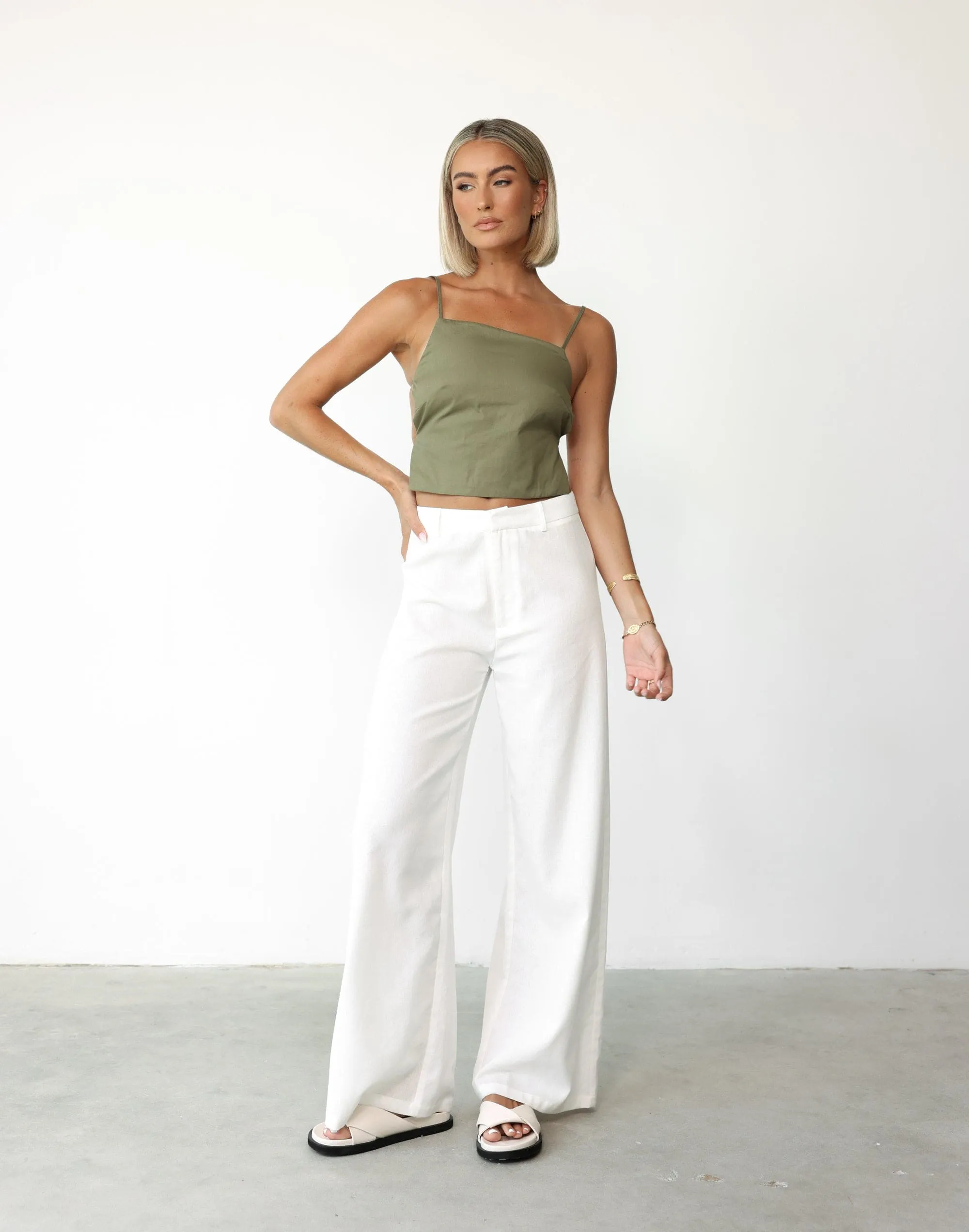 Adeola Top (Khaki)