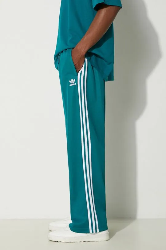 adidas Originals joggers Adicolor Baggy Fit Firebird Pant turquoise color IZ2473