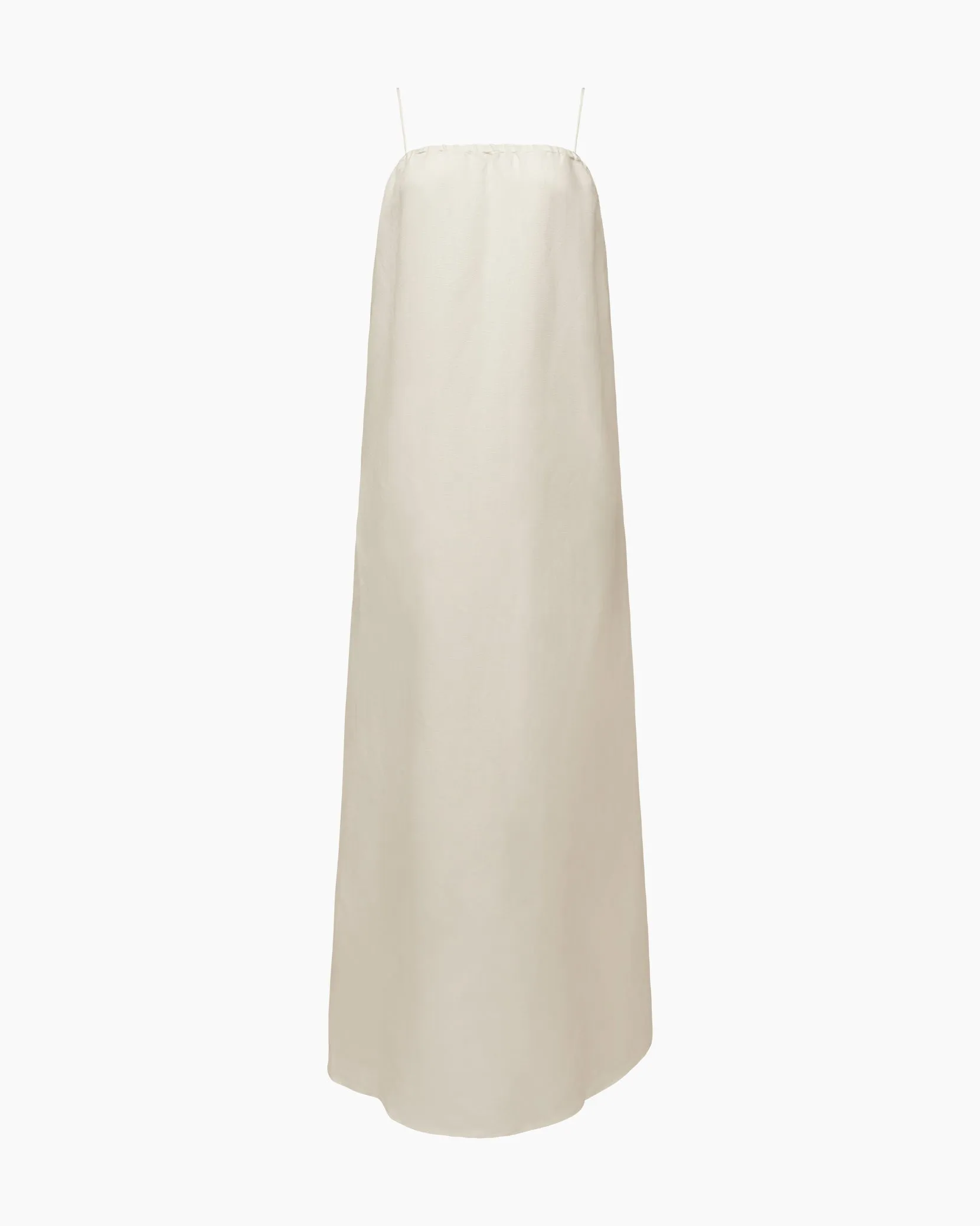 Air Linen Maxi Dress | White