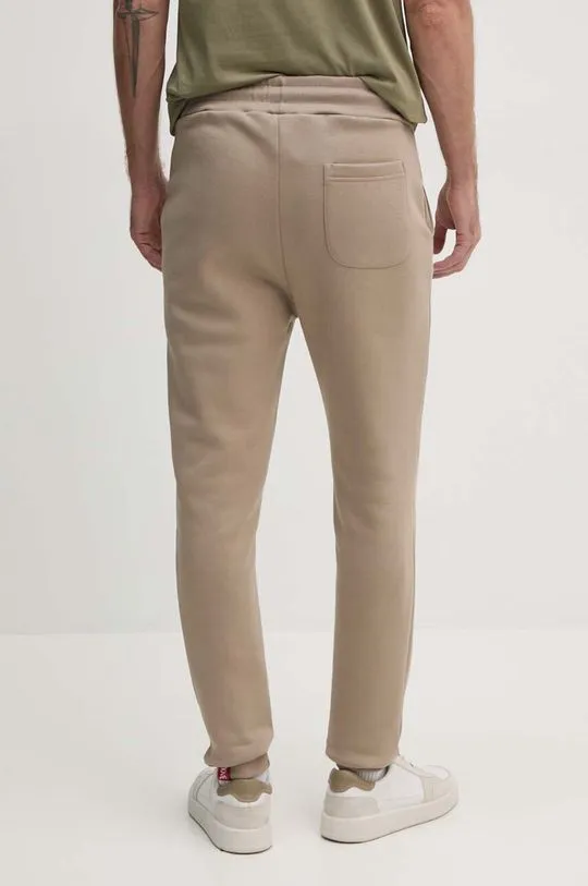 Alpha Industries joggers beige color smooth