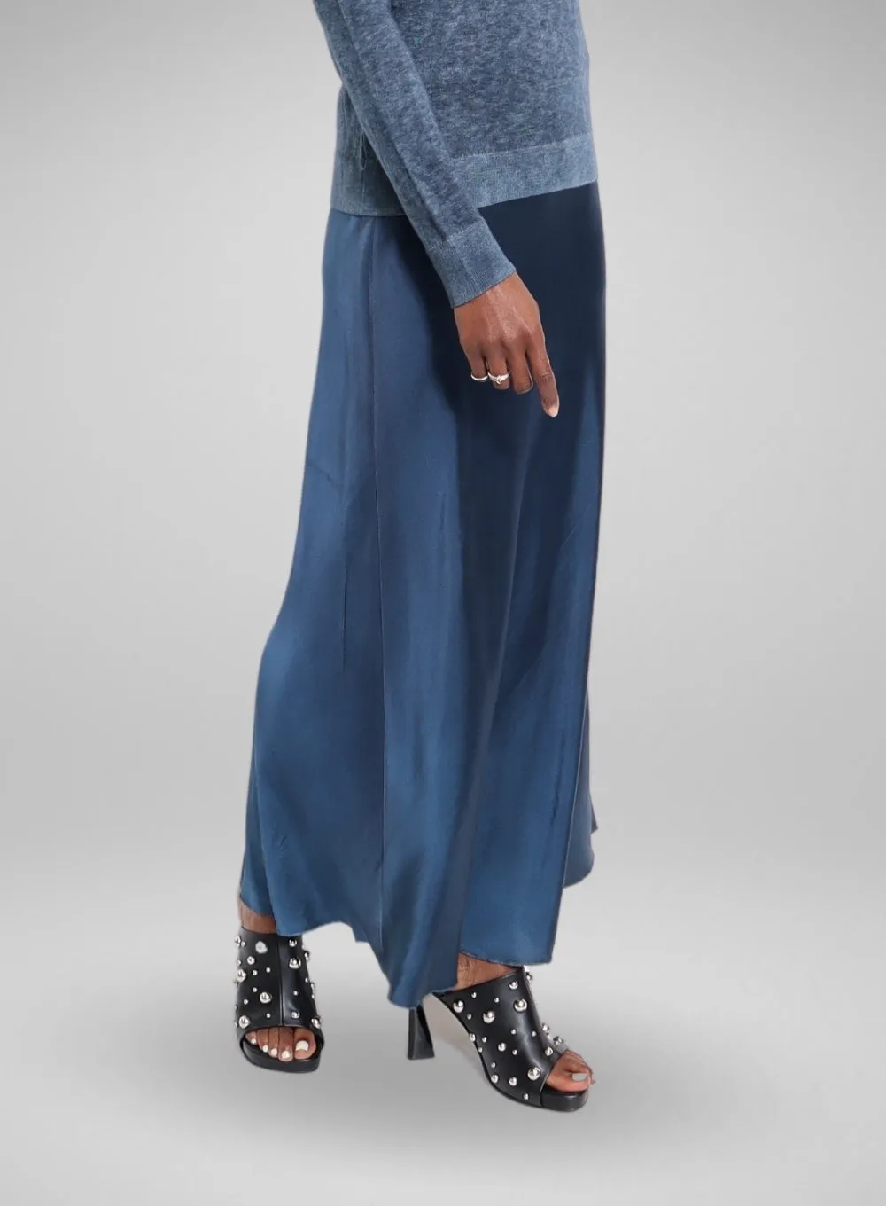 AVANT TOI | Silk Midi Skirt