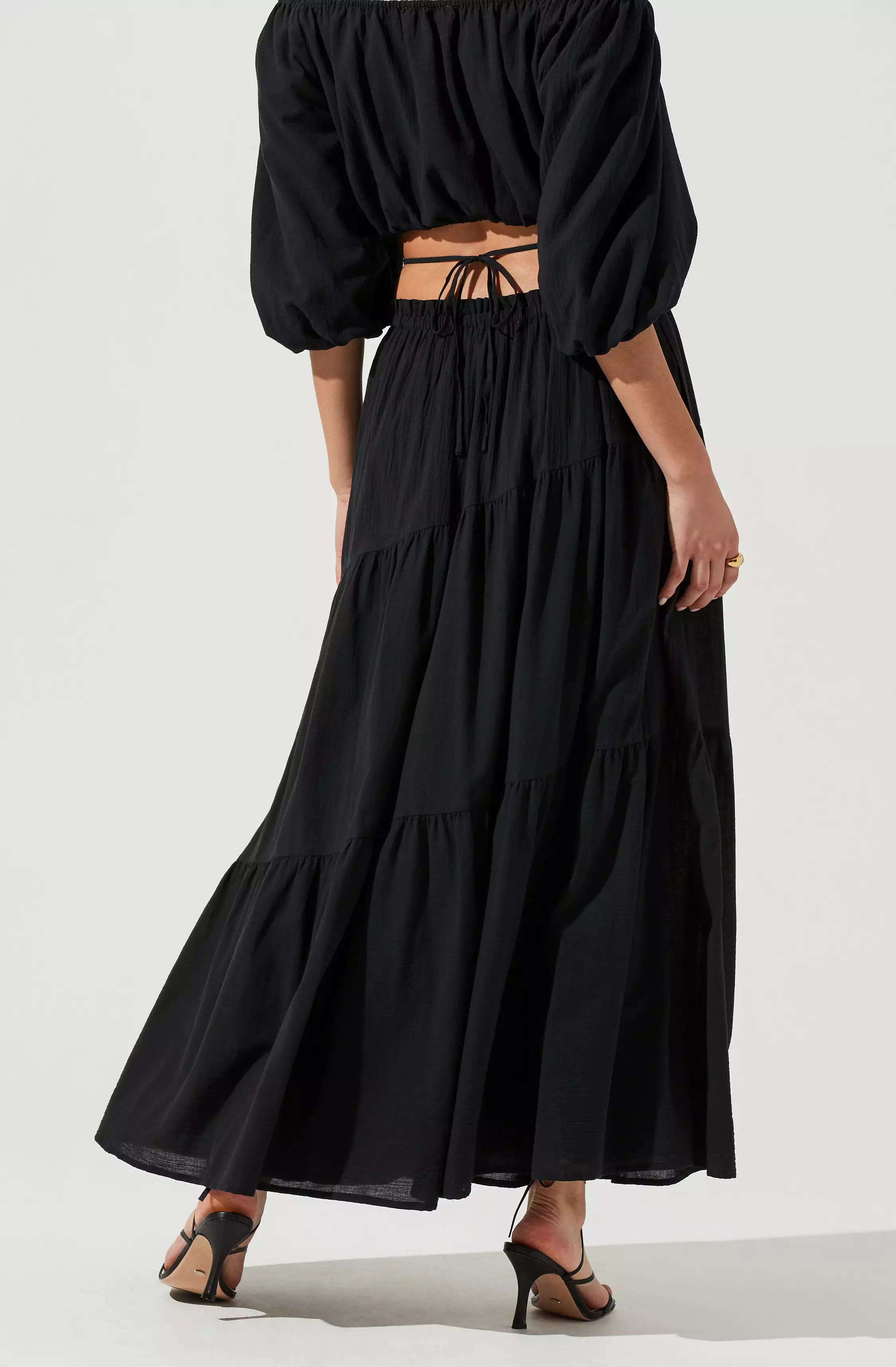 Balboa Tiered Maxi Skirt