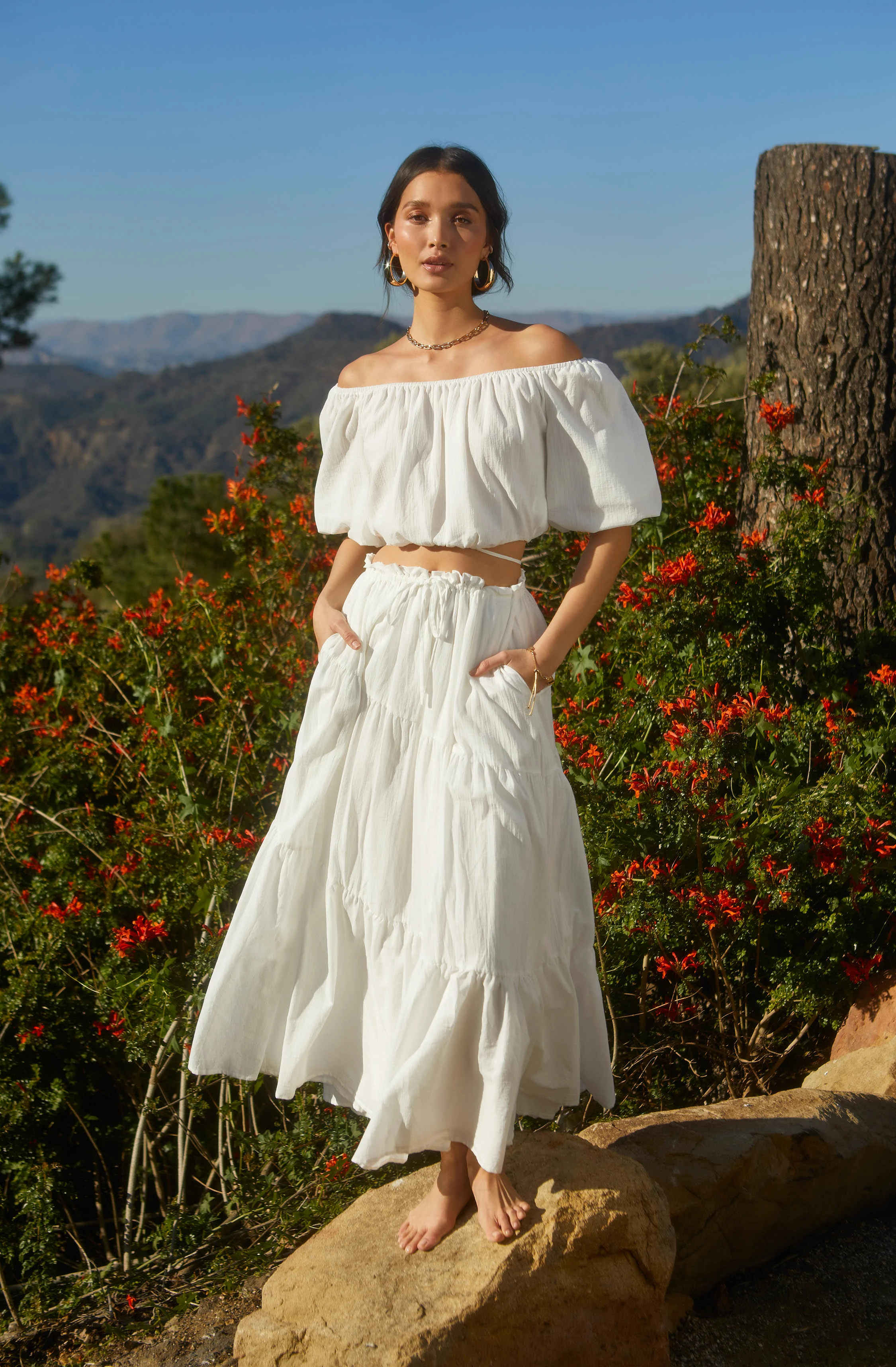 Balboa Tiered Maxi Skirt