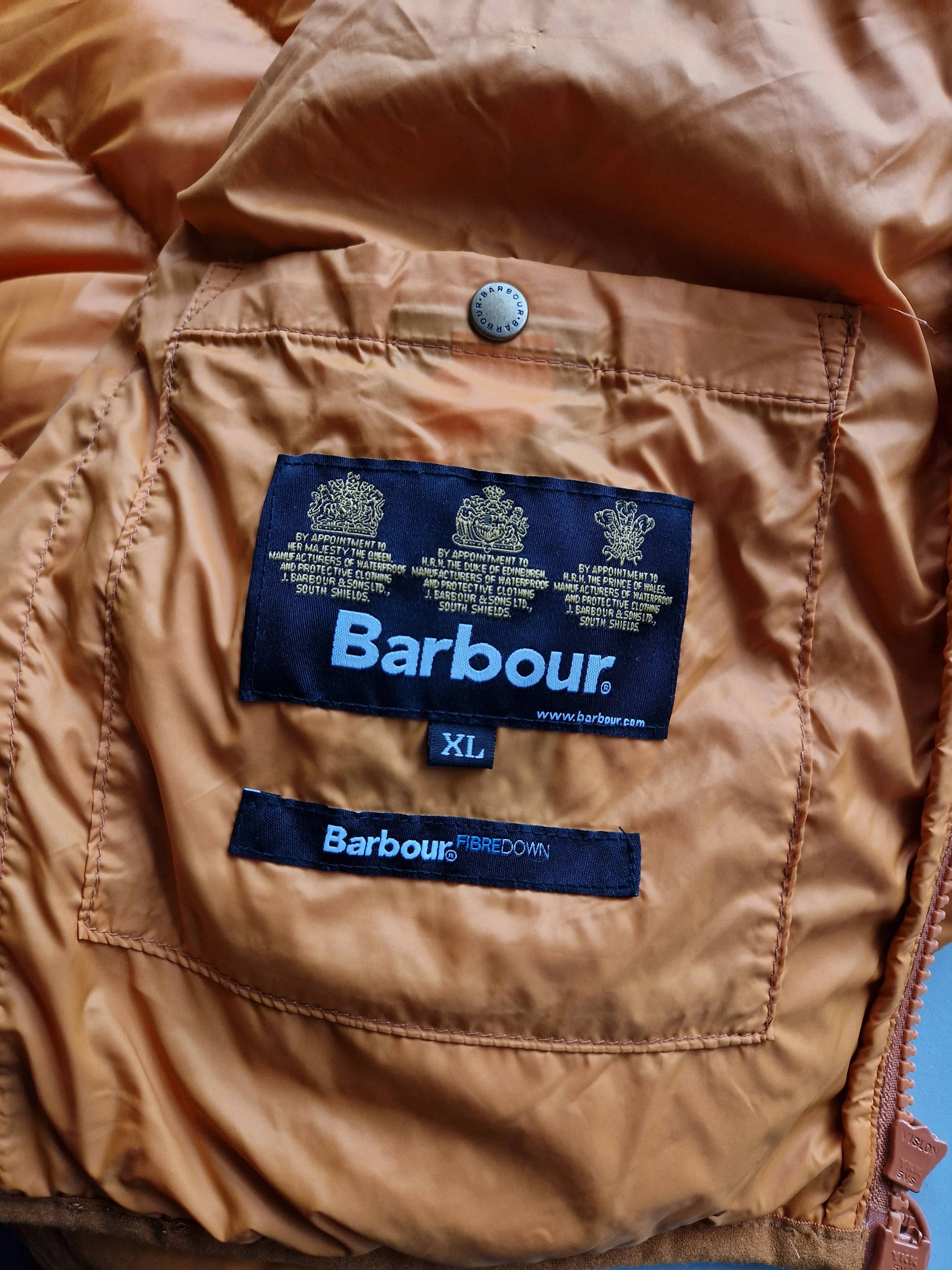 Barbour Penton Quilt Puffer Jacket - Size XL