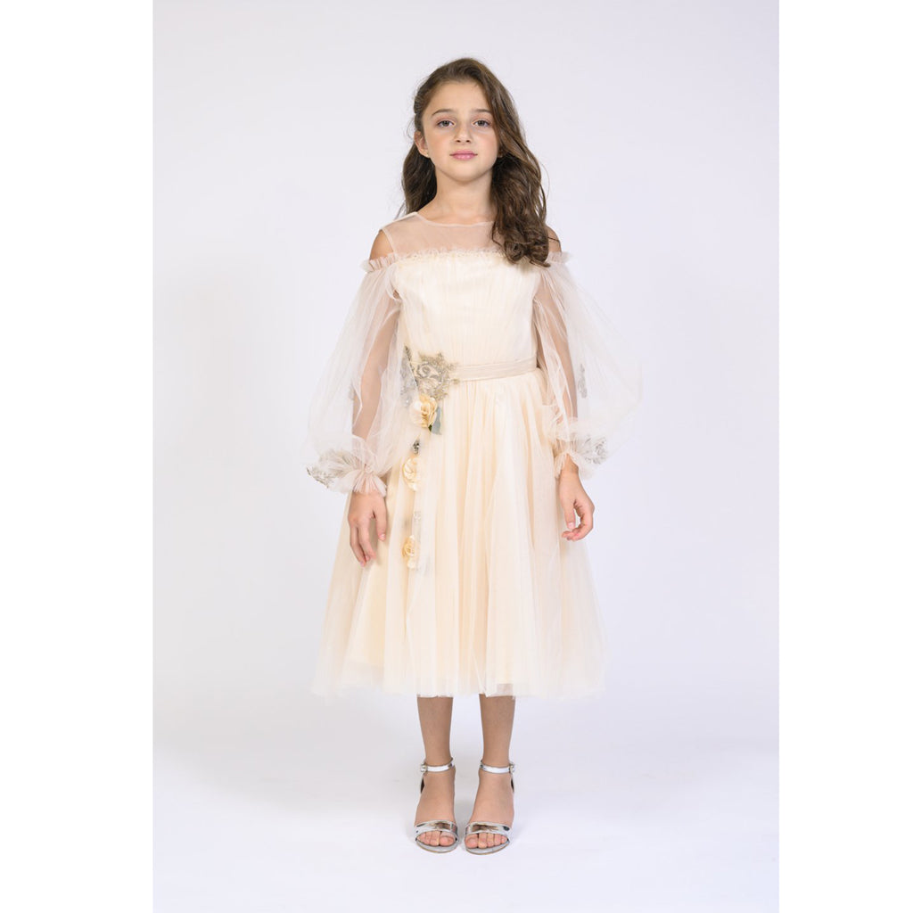 Beige Serramonte Dress