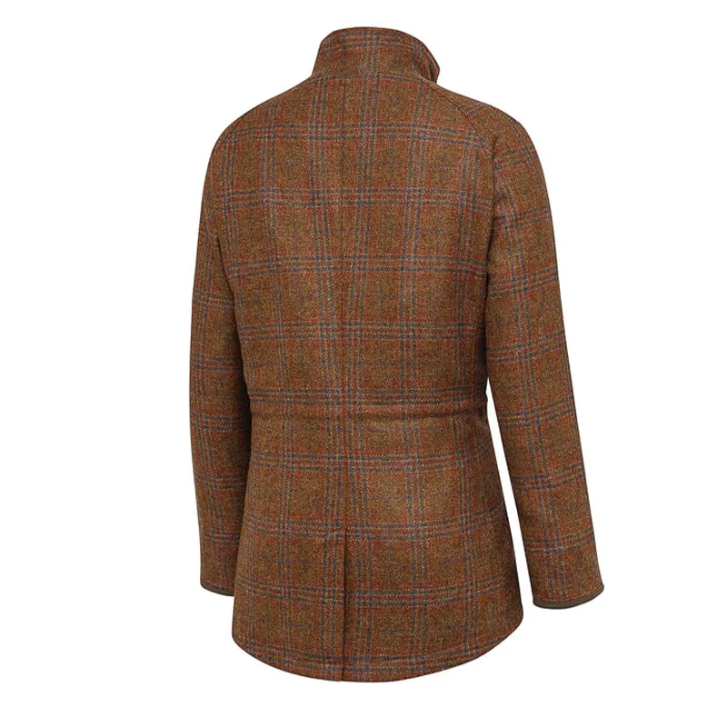 Beretta Womens St James Coat Brown / Blue Check