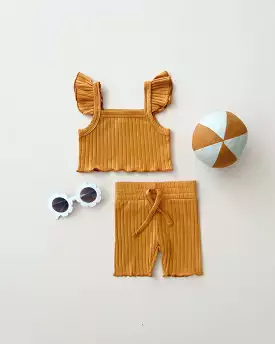 Biker Shorts Set | Butterscotch