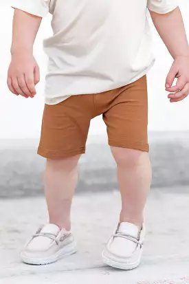 BIKER SHORTS- Caramel