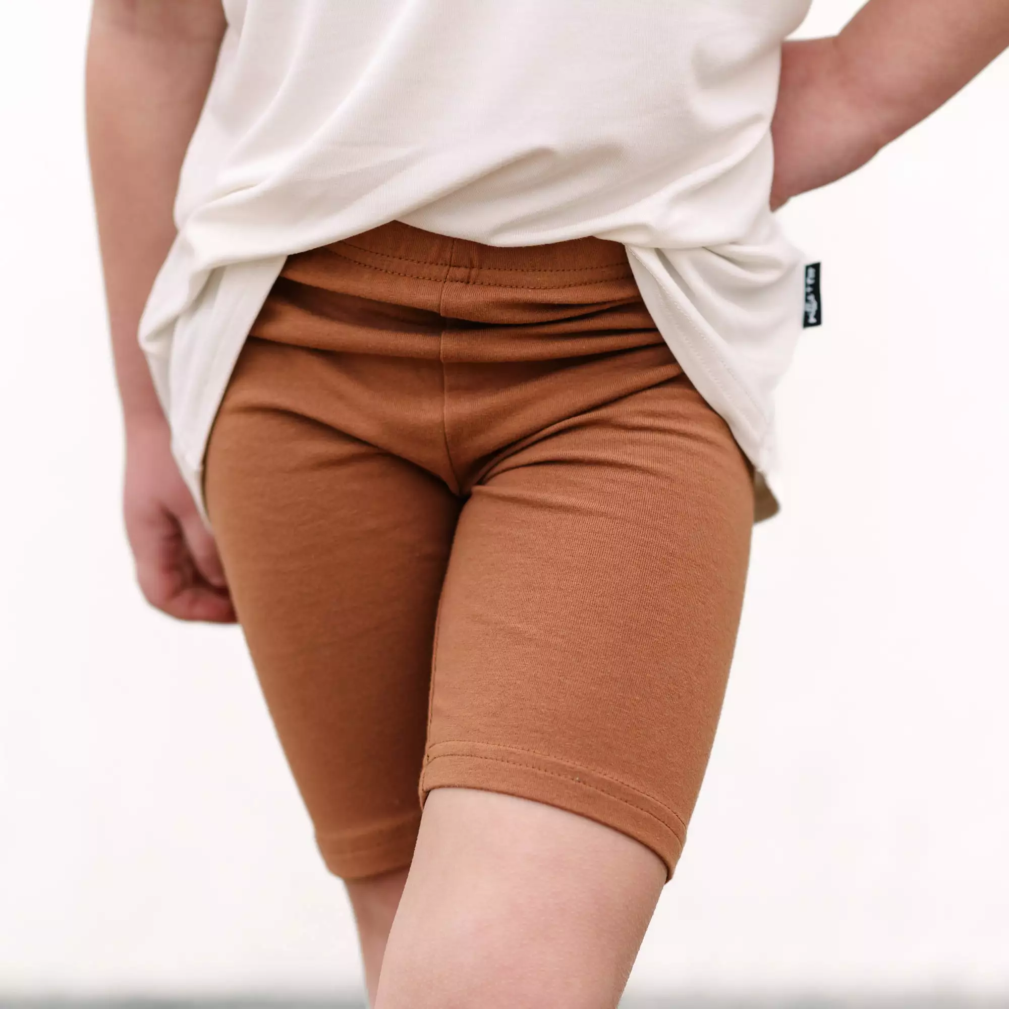 BIKER SHORTS- Caramel