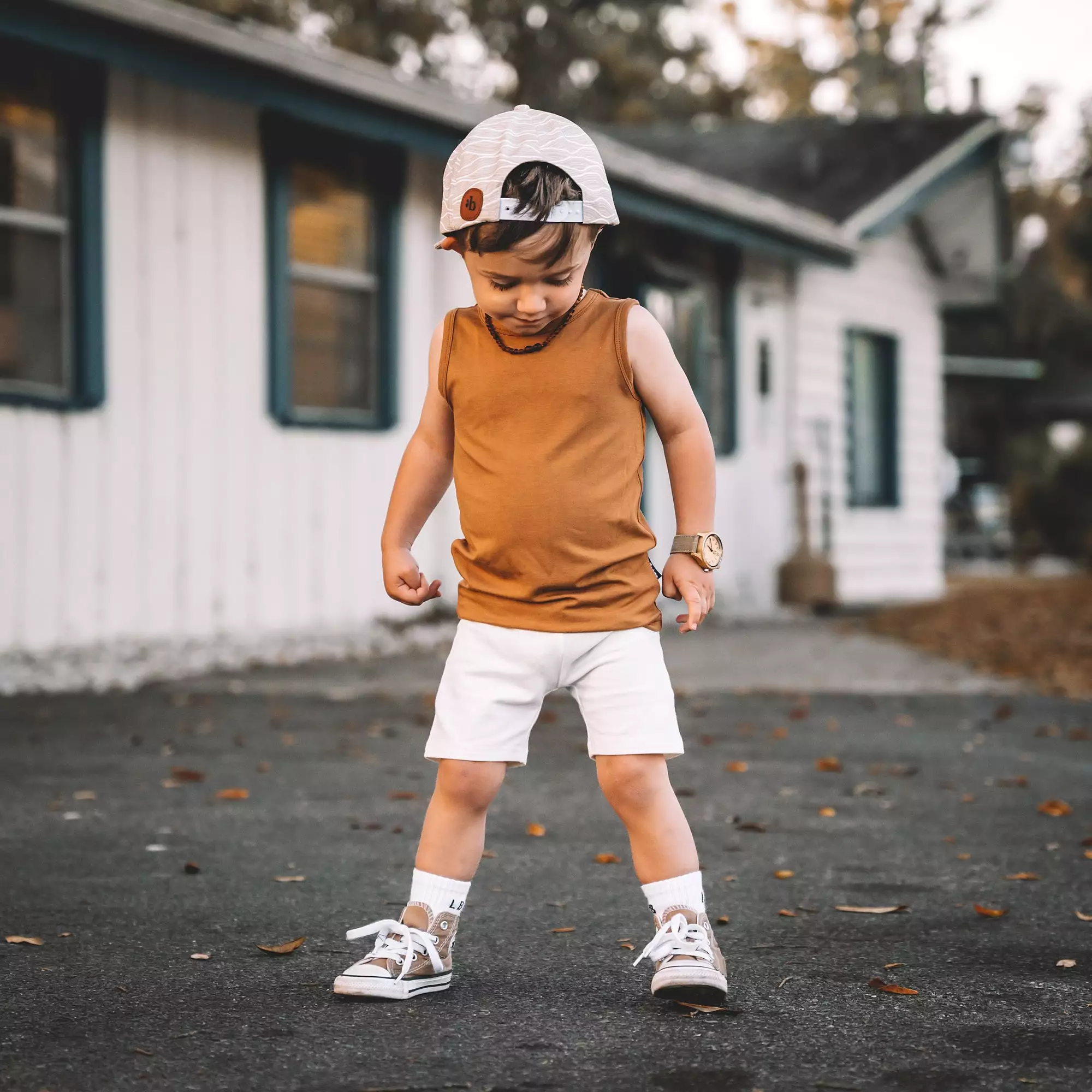 BIKER SHORTS- Natural