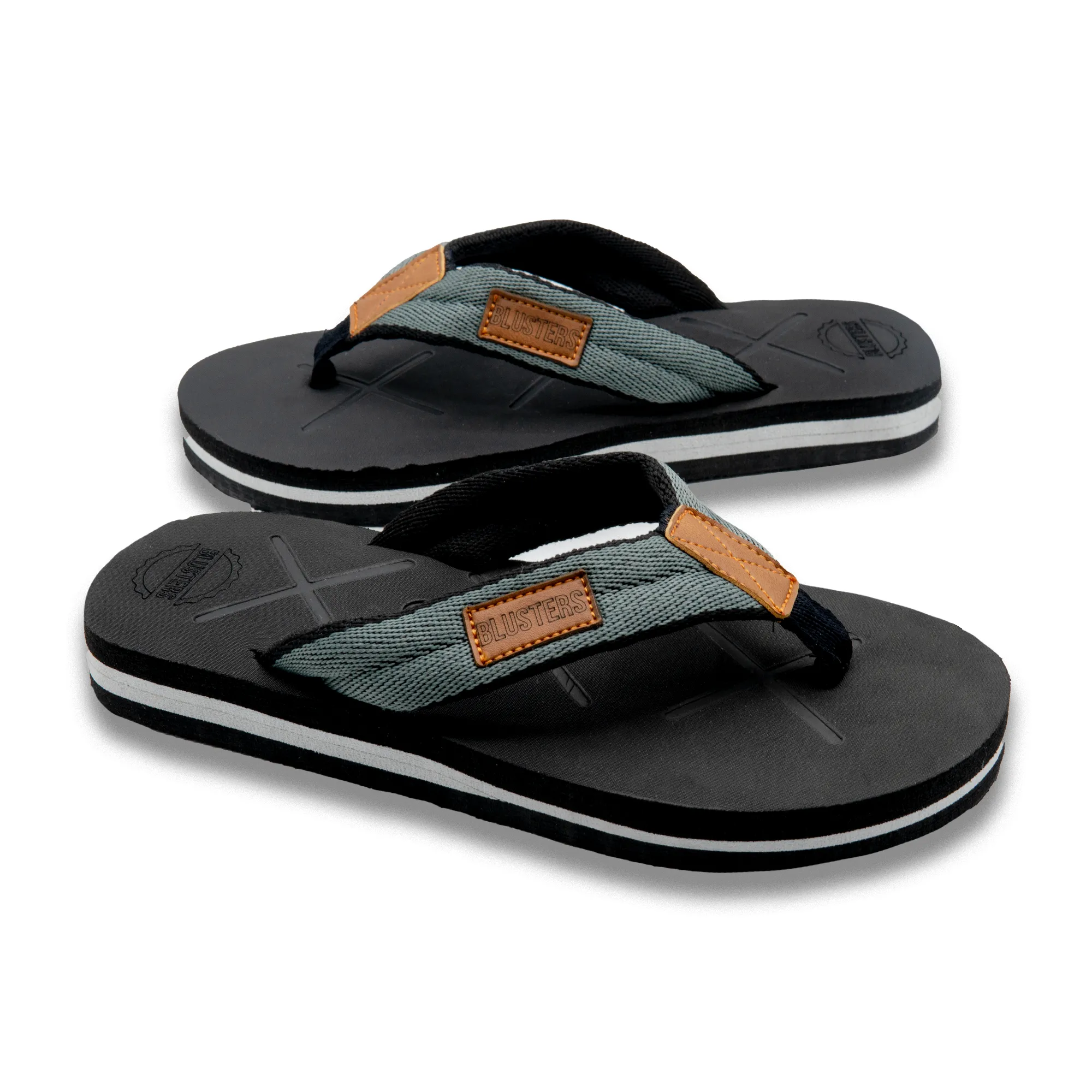 Black Cross Styled Comfy Flip Flop