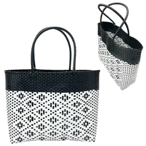 Black Woven Tote