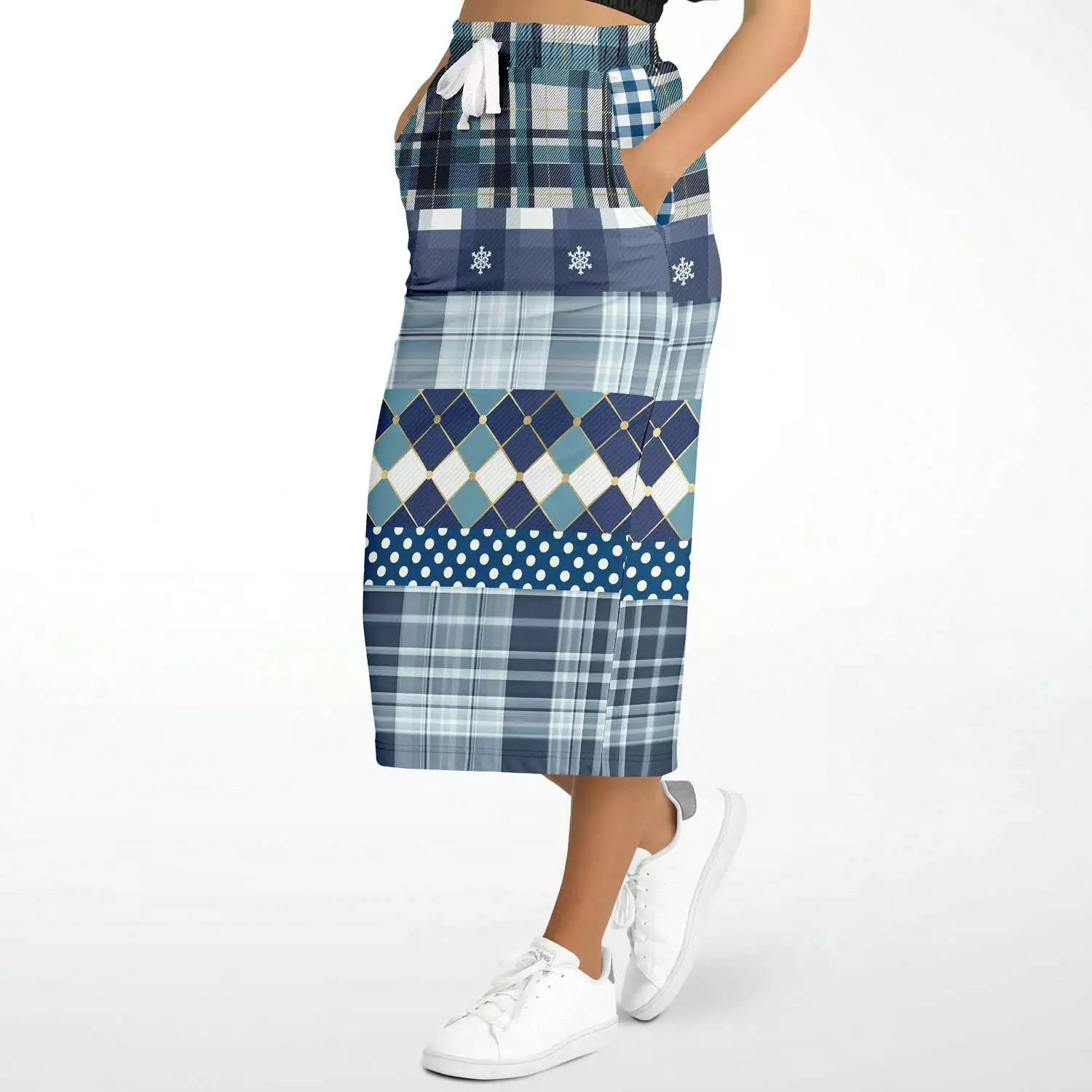 Blue Diamond Phillips Eco-Poly Long Pocket Skirt