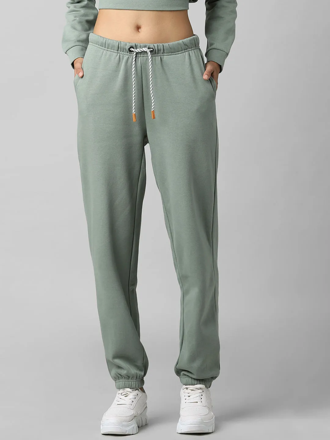 Buy Green High Rise Co-ord Set Joggers Online in India-