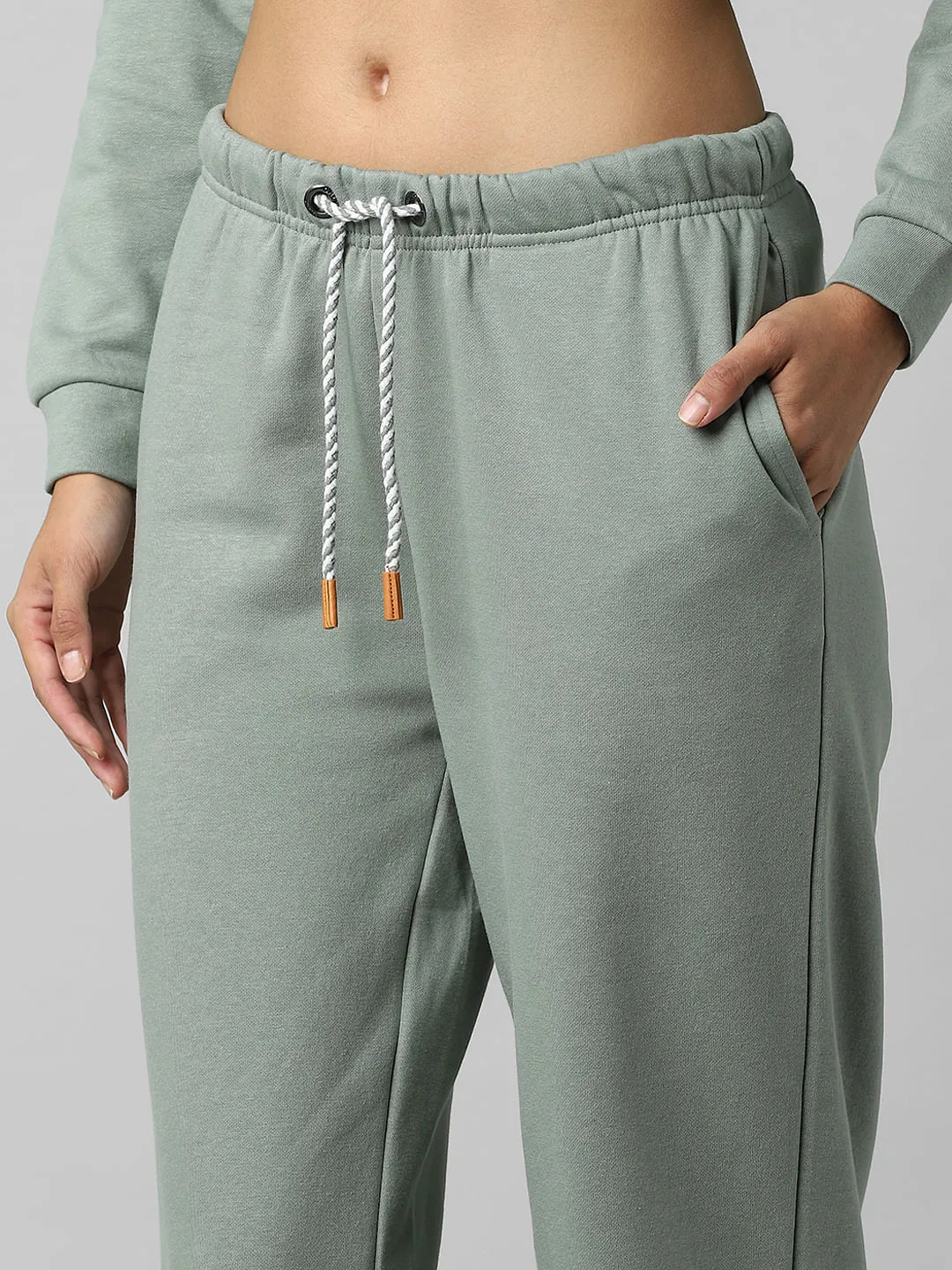 Buy Green High Rise Co-ord Set Joggers Online in India-