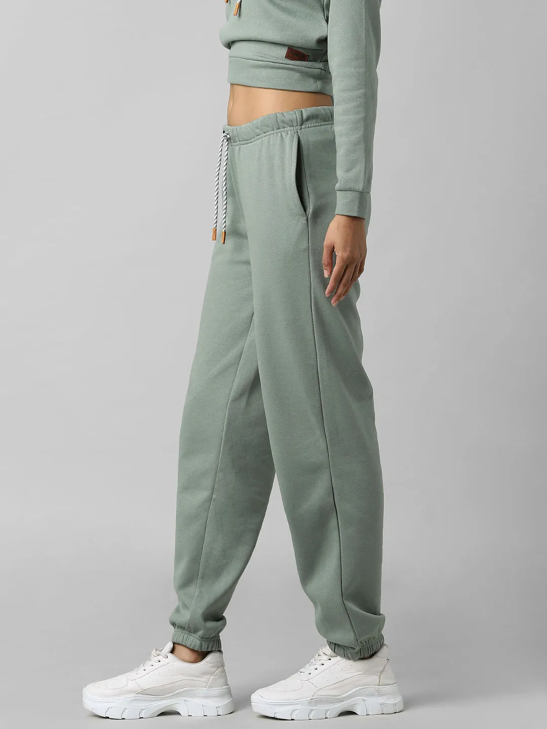 Buy Green High Rise Co-ord Set Joggers Online in India-