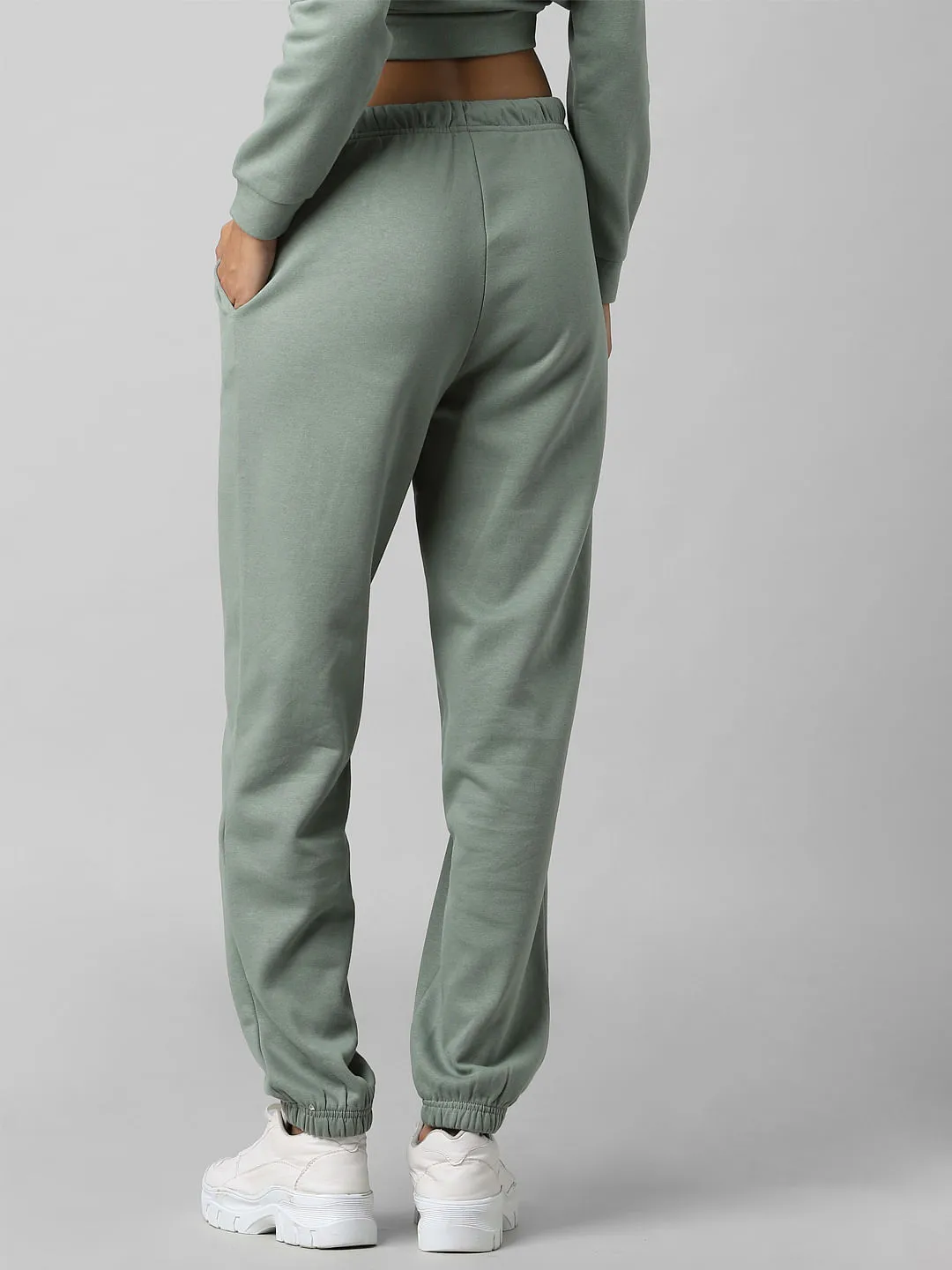 Buy Green High Rise Co-ord Set Joggers Online in India-