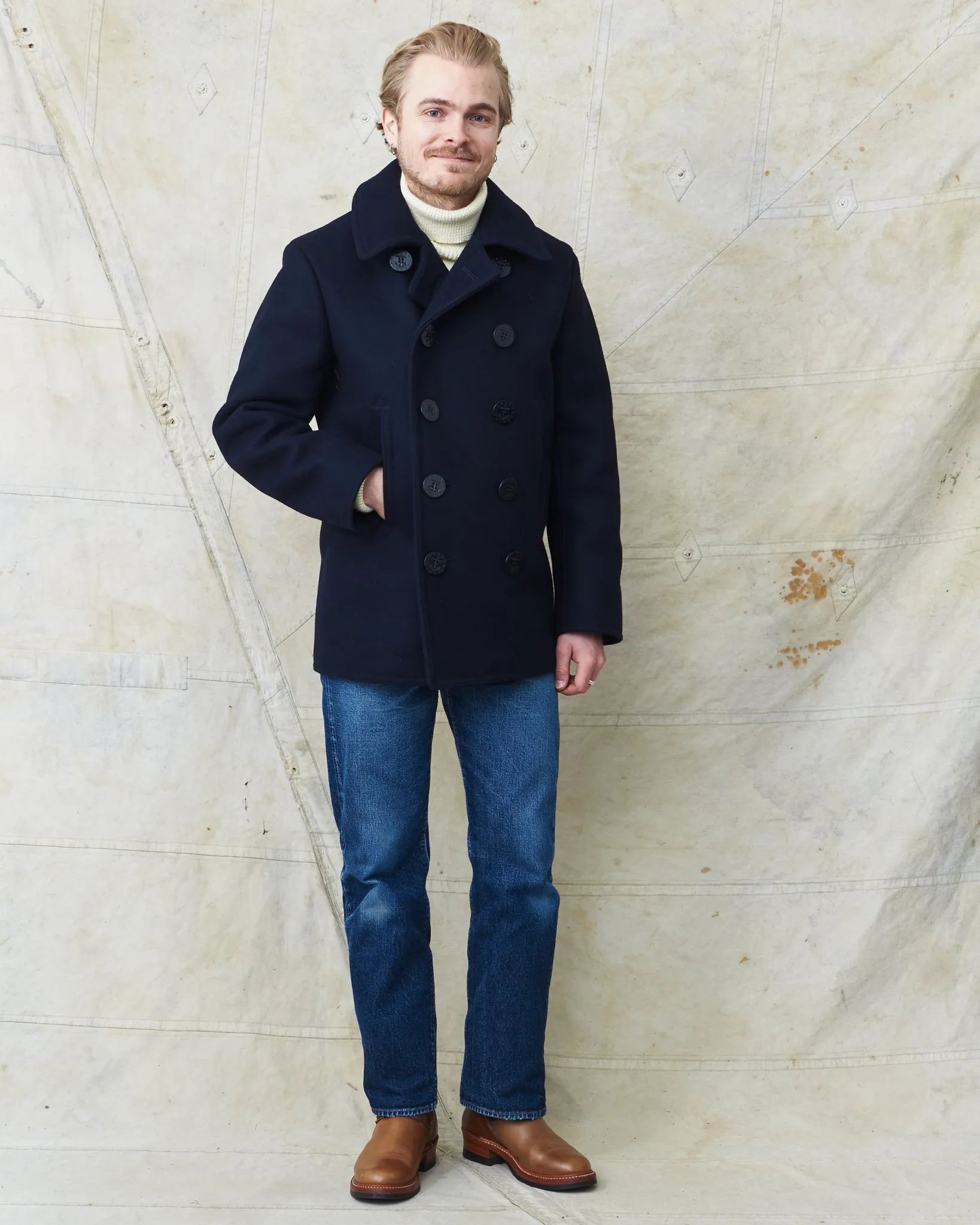 Buzz Rickson's Pea-Coat “Naval Clothing Factory” BR11554