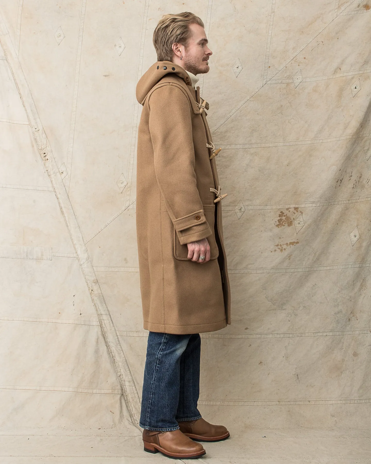 Buzz Rickson's Wool Duffle Coat Camel BR15164