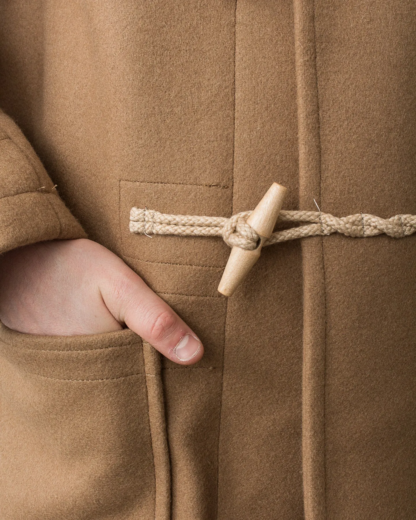 Buzz Rickson's Wool Duffle Coat Camel BR15164