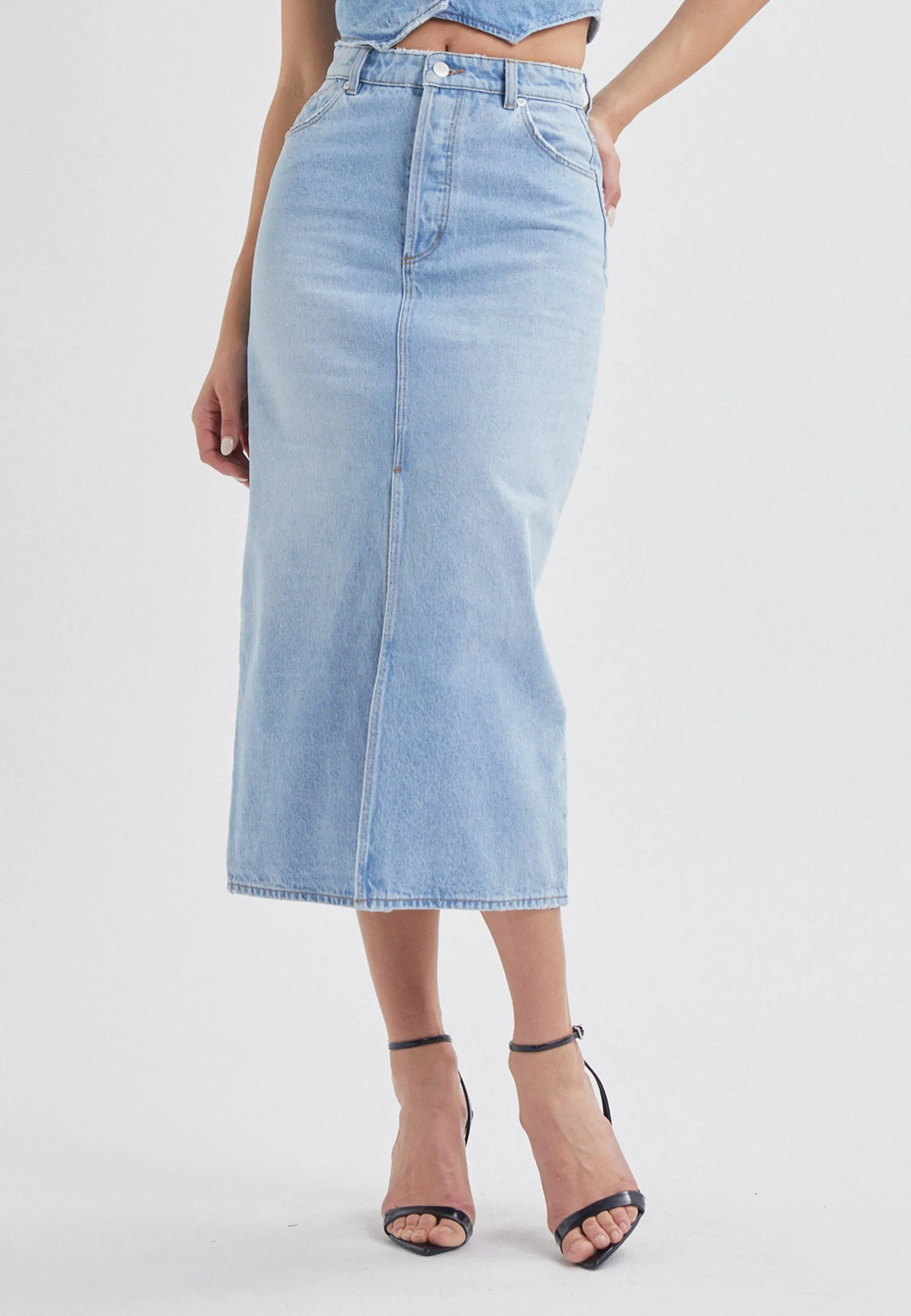 Chicago Skirt - Light Vintage Blue