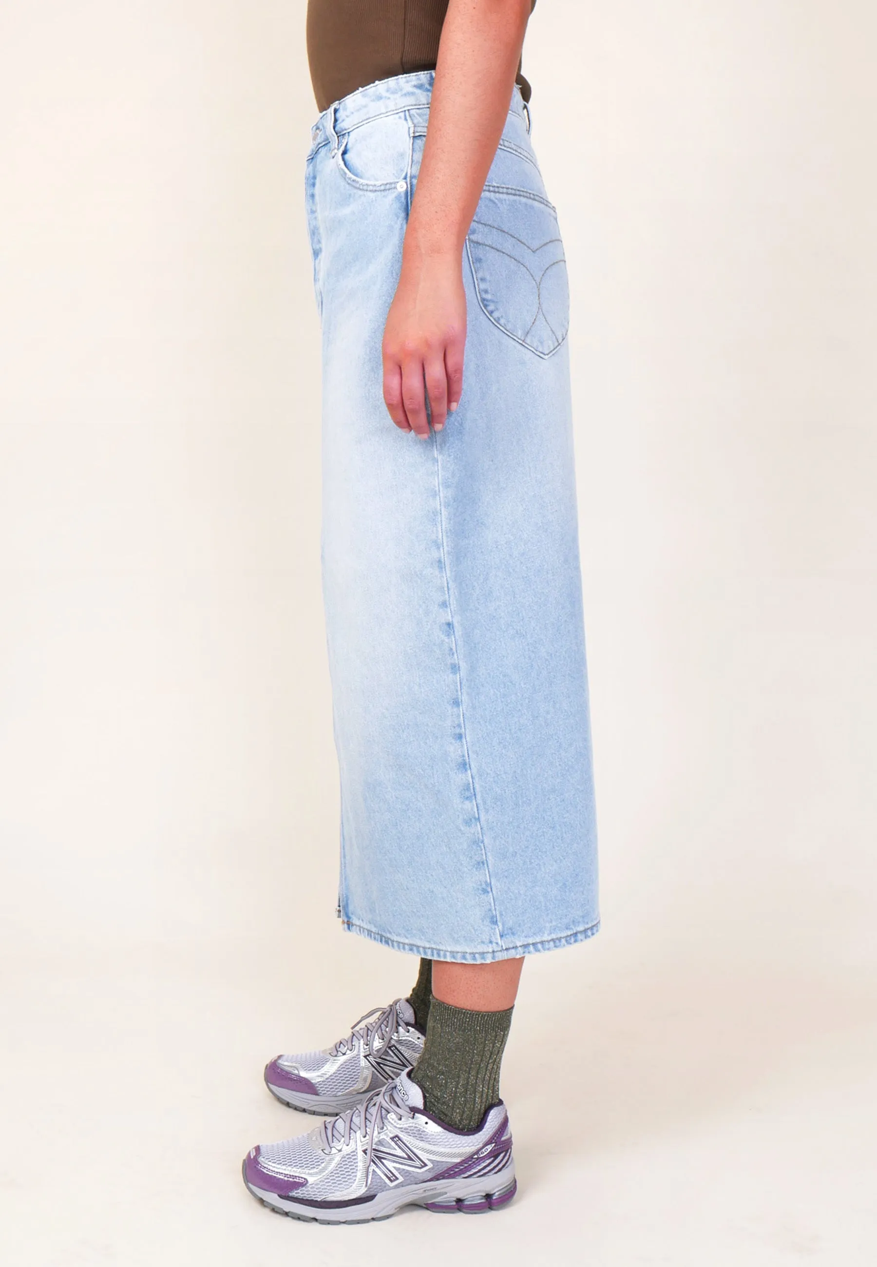 Chicago Skirt - Light Vintage Blue