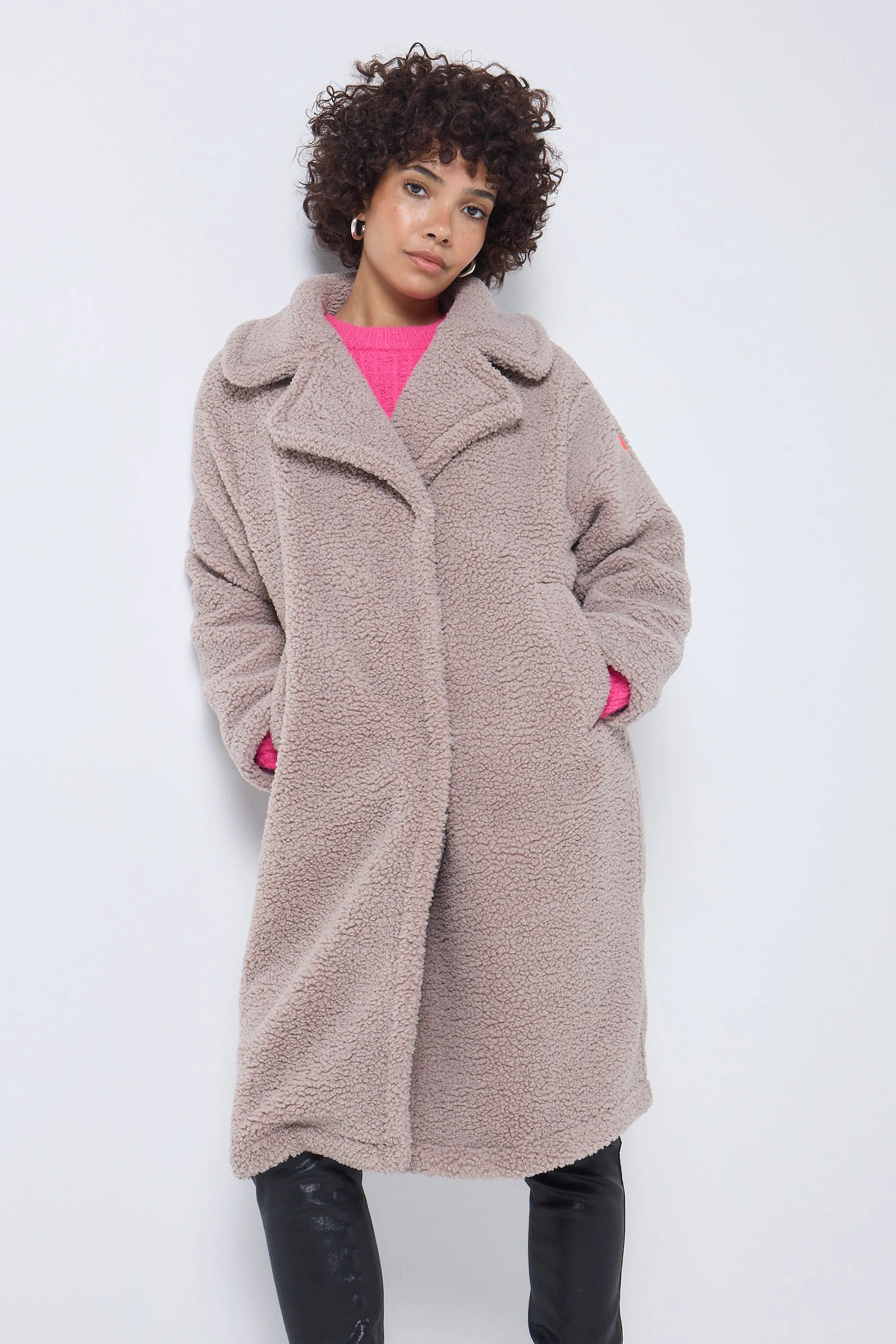 COMING SOON: Stone Longline Teddy Coat