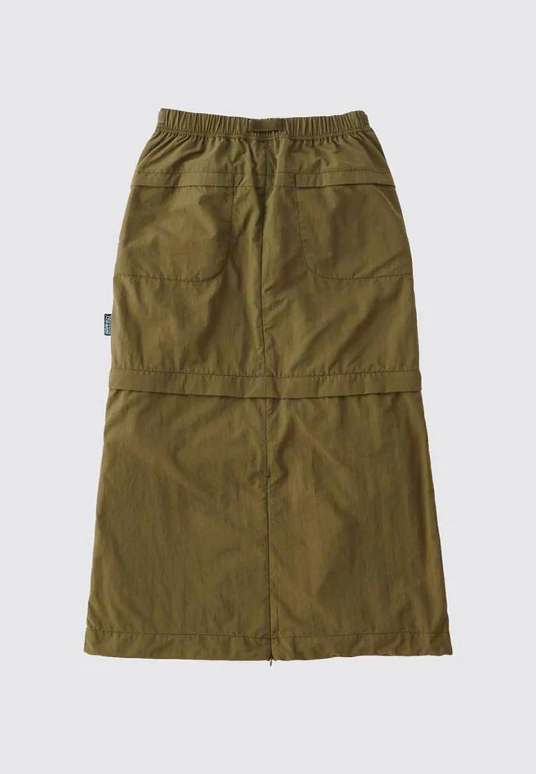 Convertible Micro Ripstop Skirt - Army Green