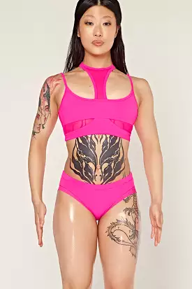 CXIX Dollhaus Low Waist Bottoms - Barbie Pink