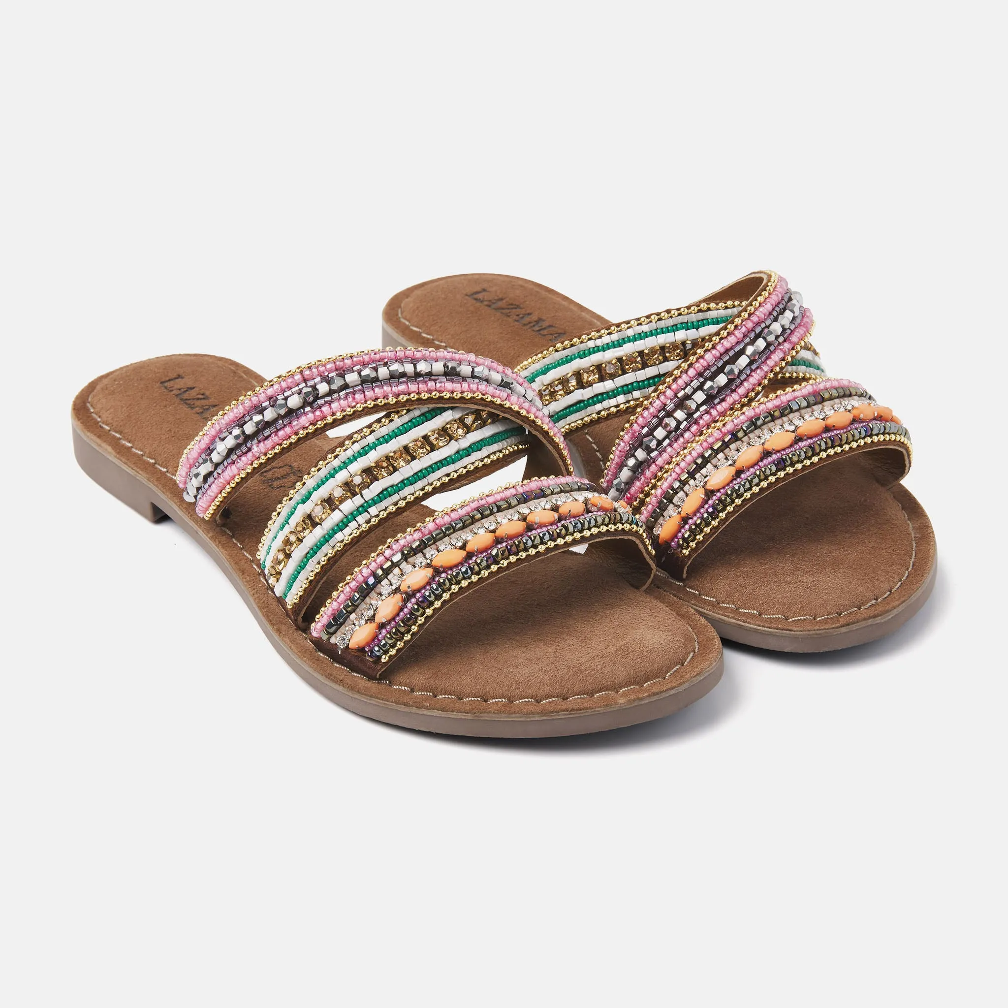 Dames Slippers 75.474 Tan