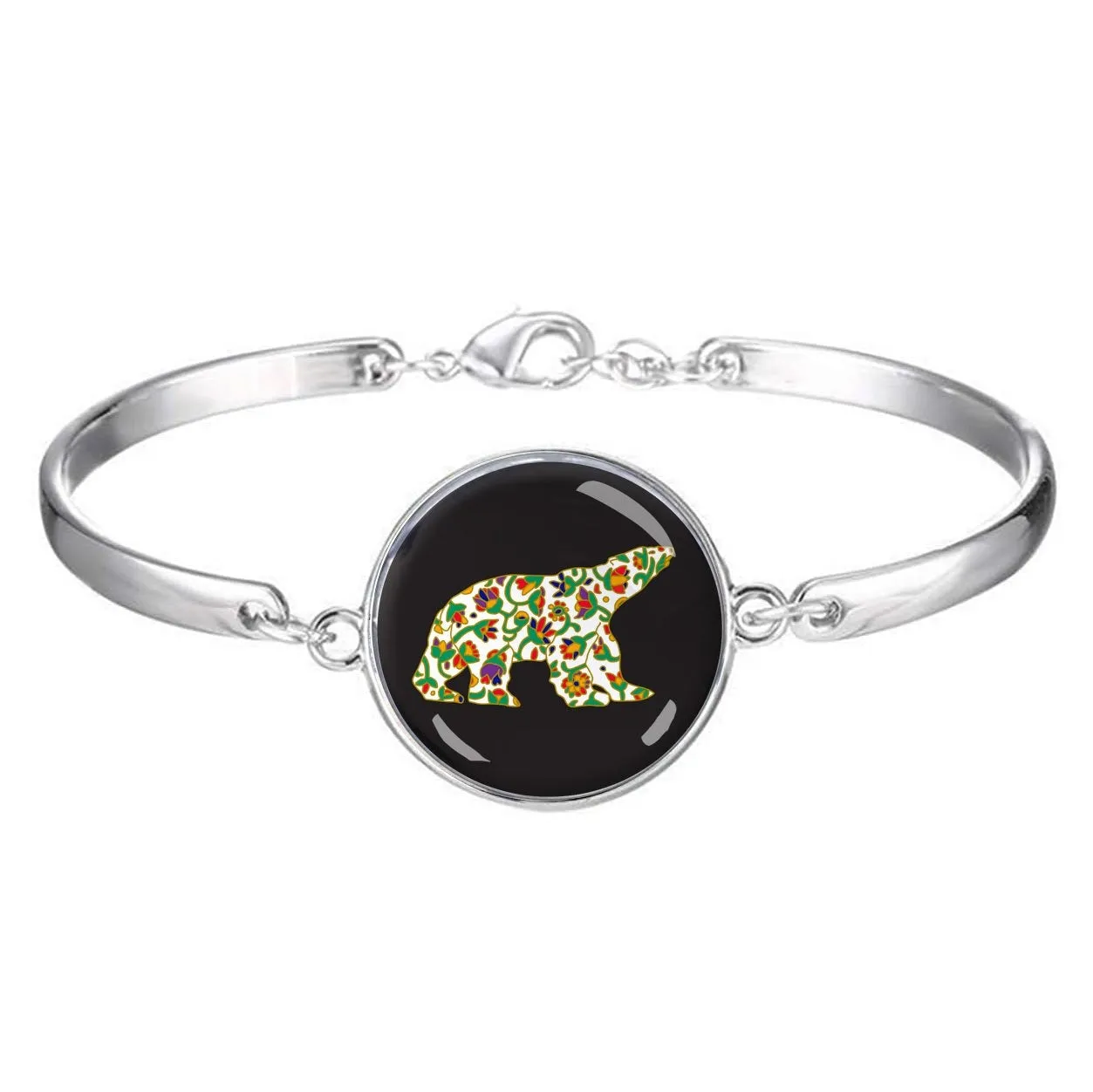 Dawn Oman Spring Bear Dome Glass Bracelet