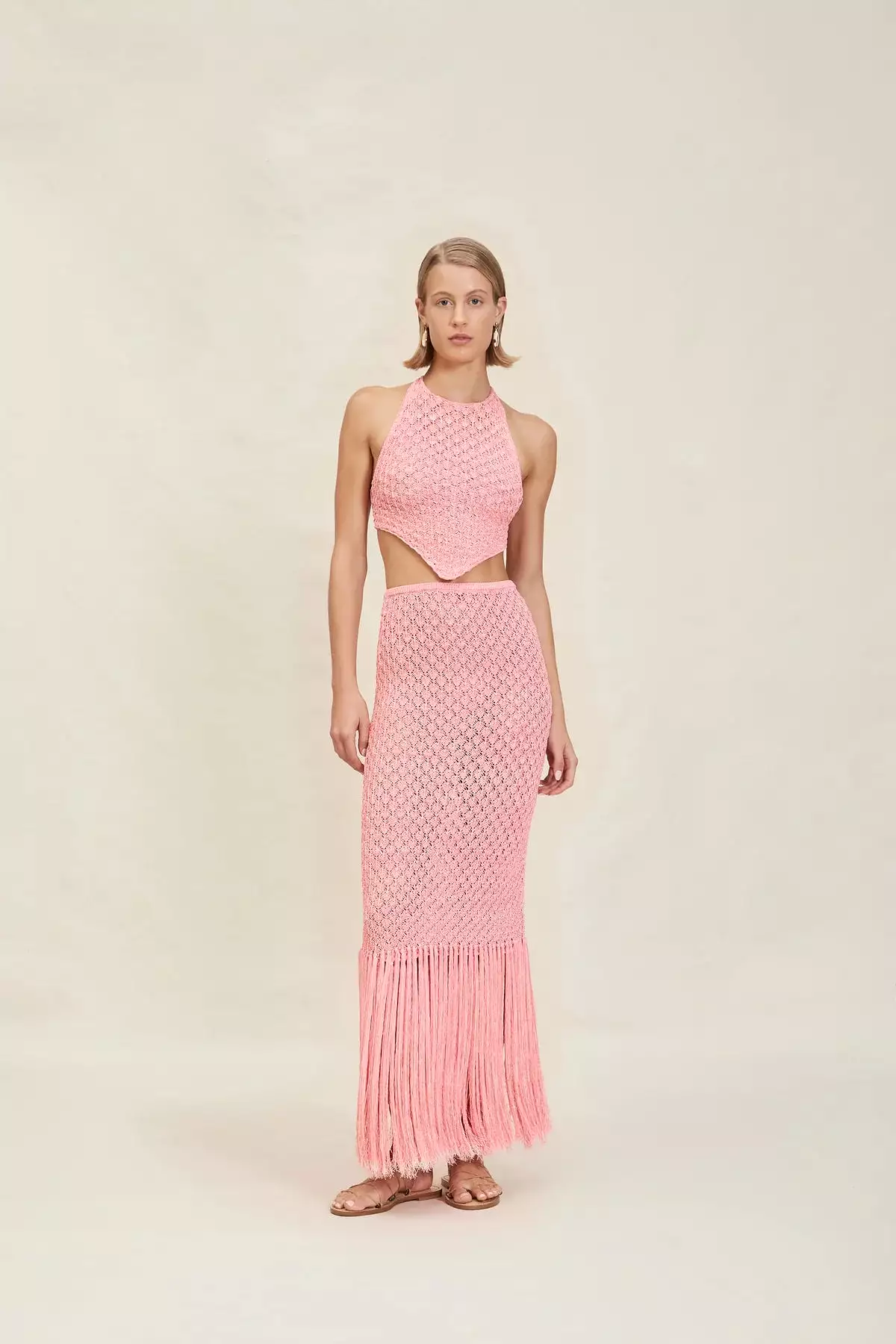 Devon Windsor - Lacey Skirt - Flamingo