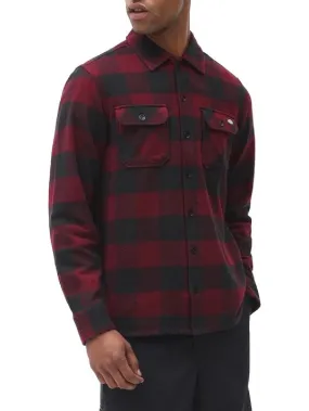 Dickies Camicia Uomo New Sacramento Dk0a4xdz Nero bordeaux