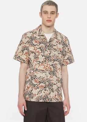 Dickies Men's Saltville Shirt Red Camouflage