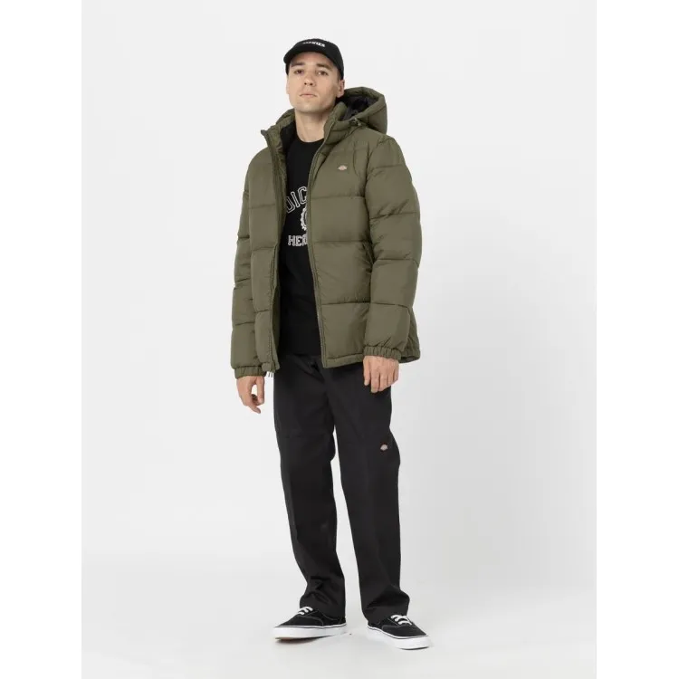 Dickies WALDENBURG Giacca Giubbino Uomo Imbottito Verde Militare