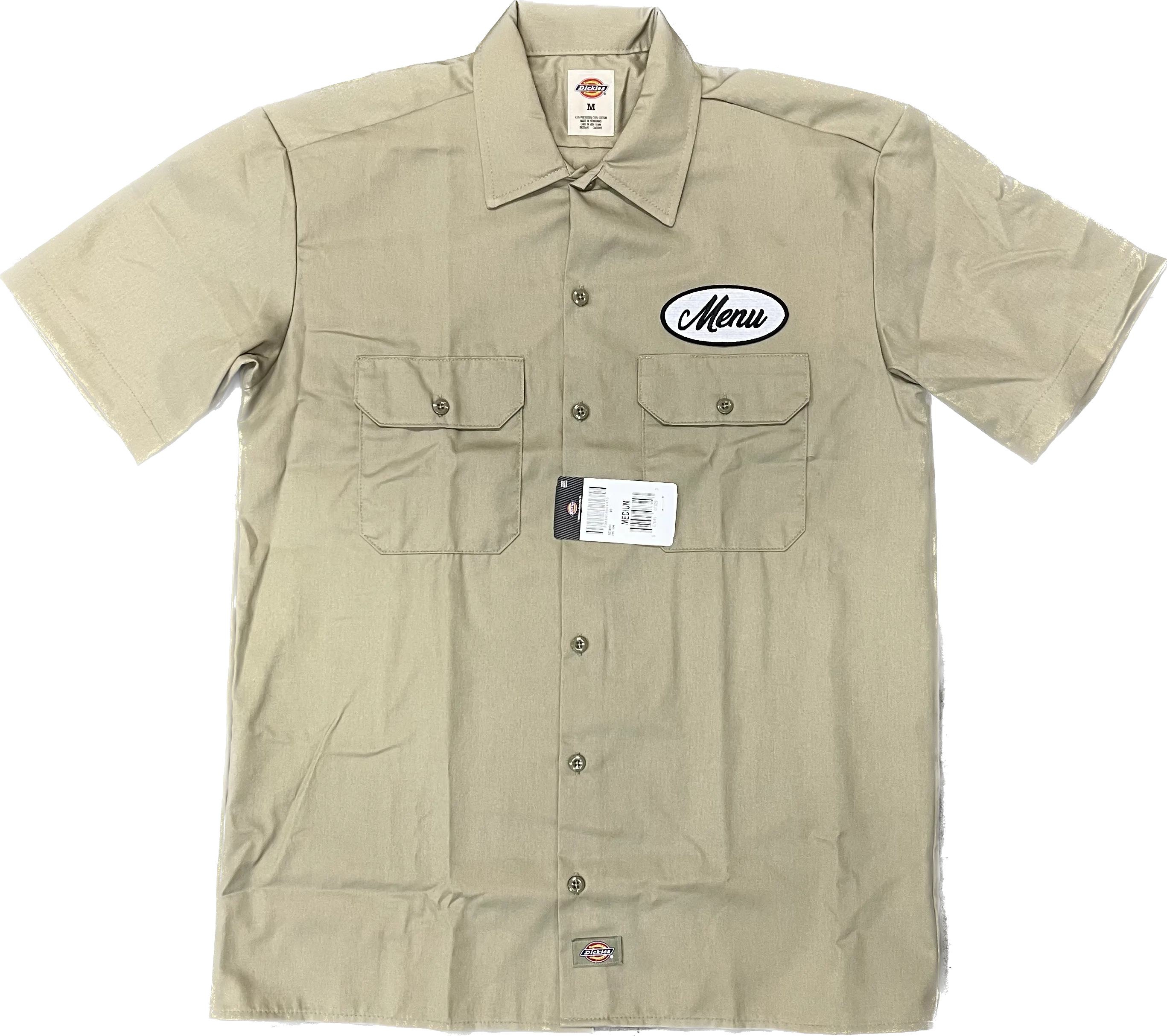 Dickies X Menu S/S Work Shirt - Khaki