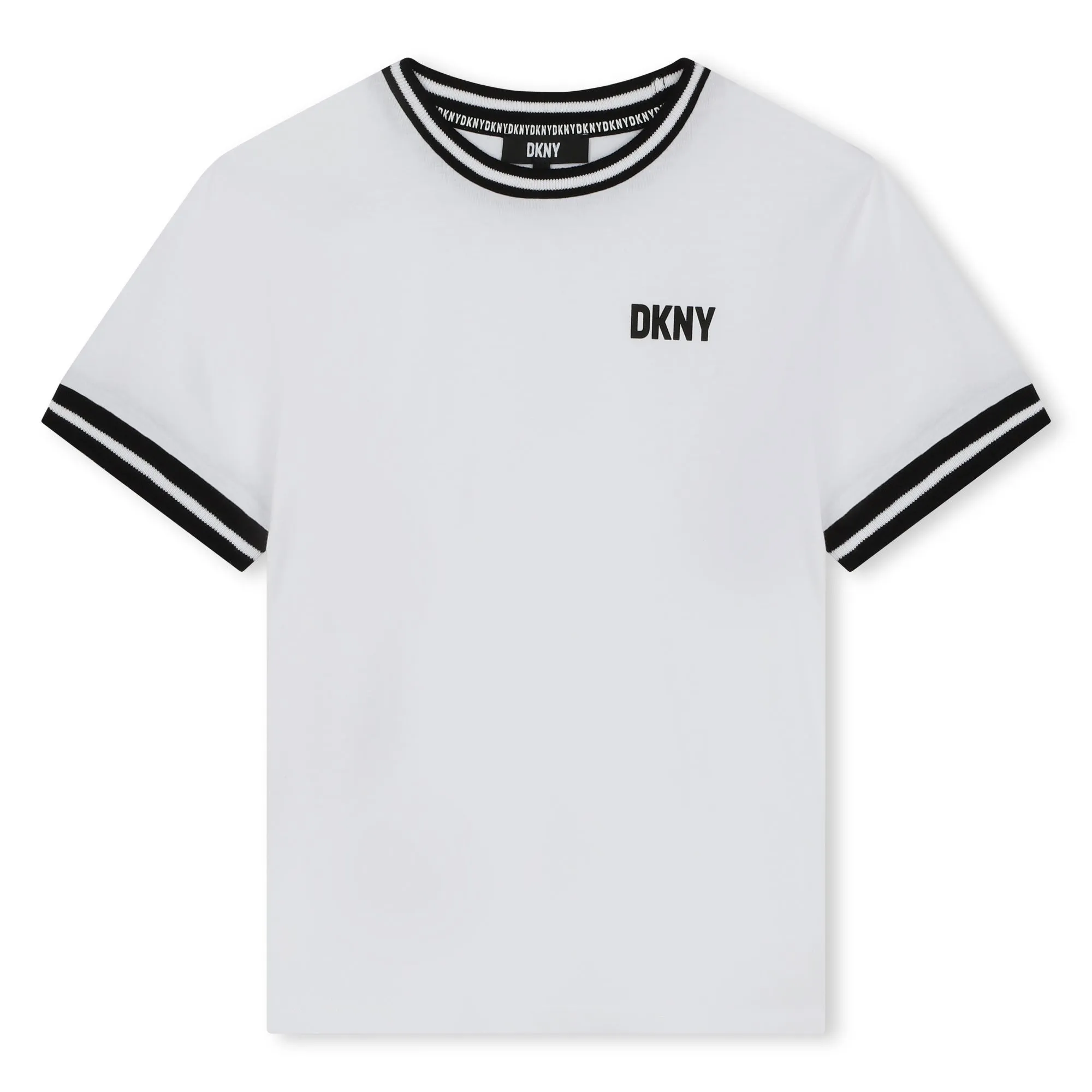 Dkny T-Shirt Corner Logo White