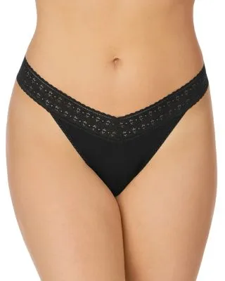 Dream Lace Trim Modal Original Rise Thong