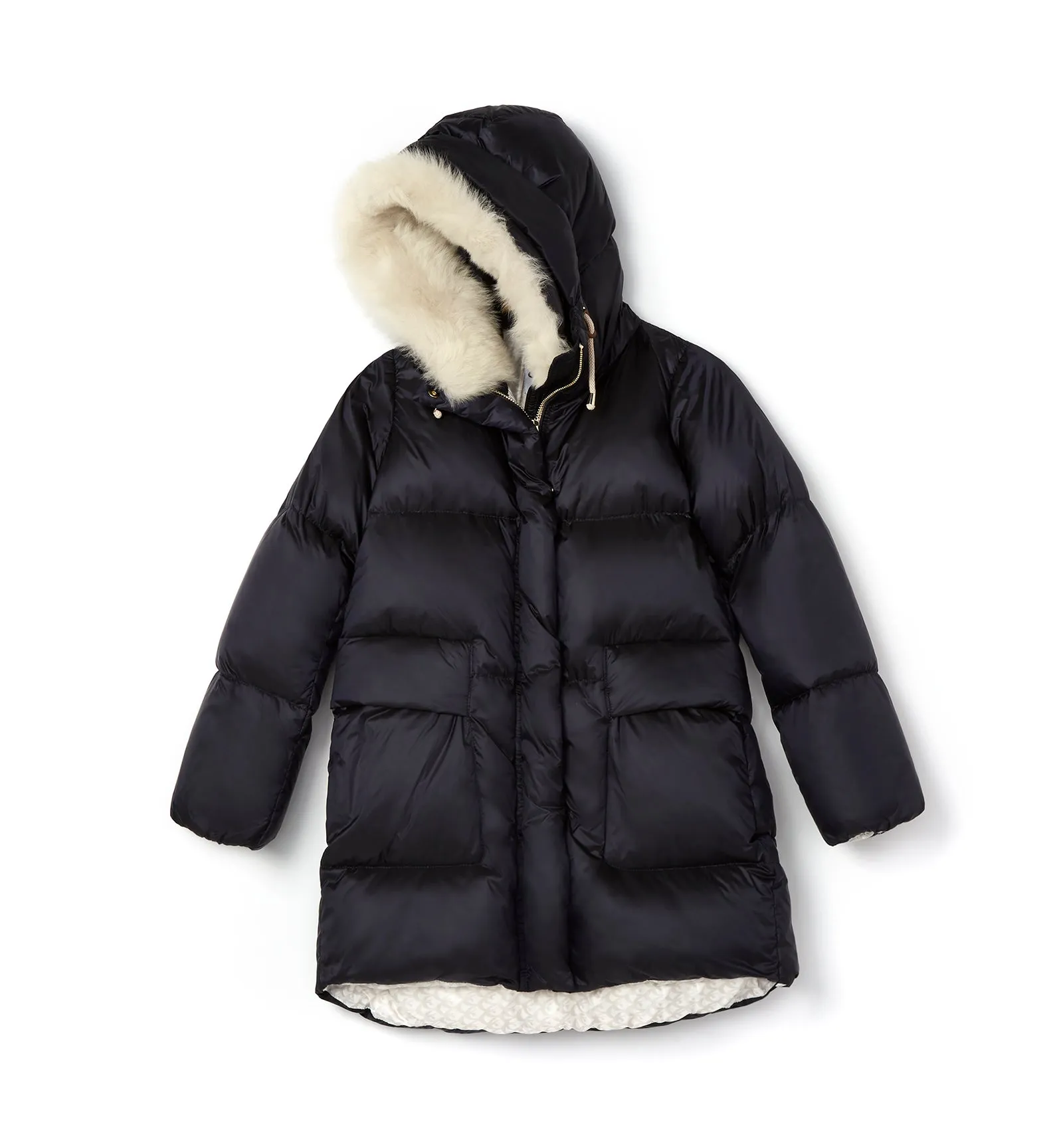 FELICIA HOODED LONG PUFFER COAT