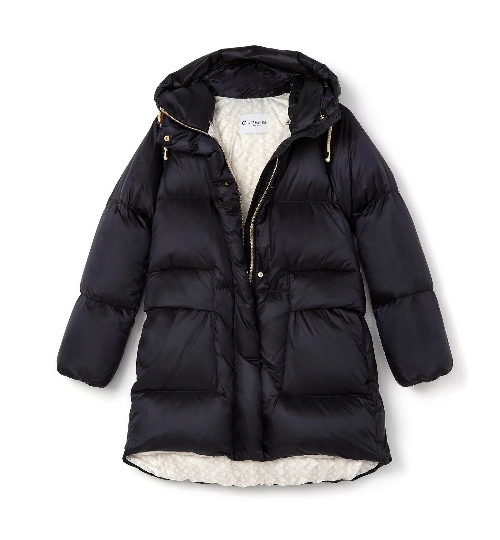 FELICIA HOODED LONG PUFFER COAT