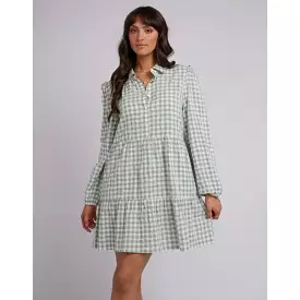 FRANKIE CHECK LS MINI DRESS