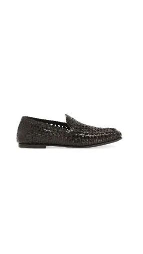 Goatskin Slippers - Black