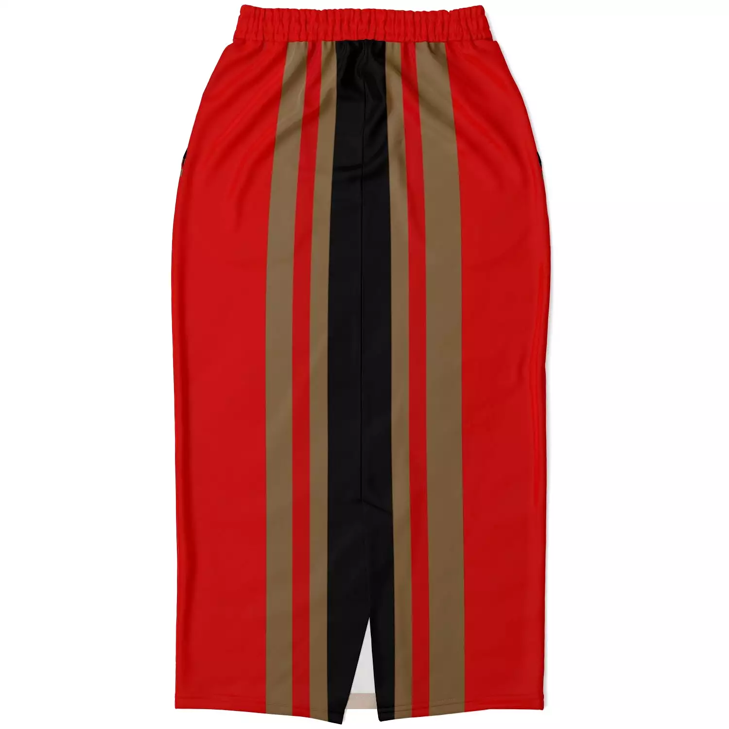 Gold Line Red Eco-Poly Long Pocket Skirt