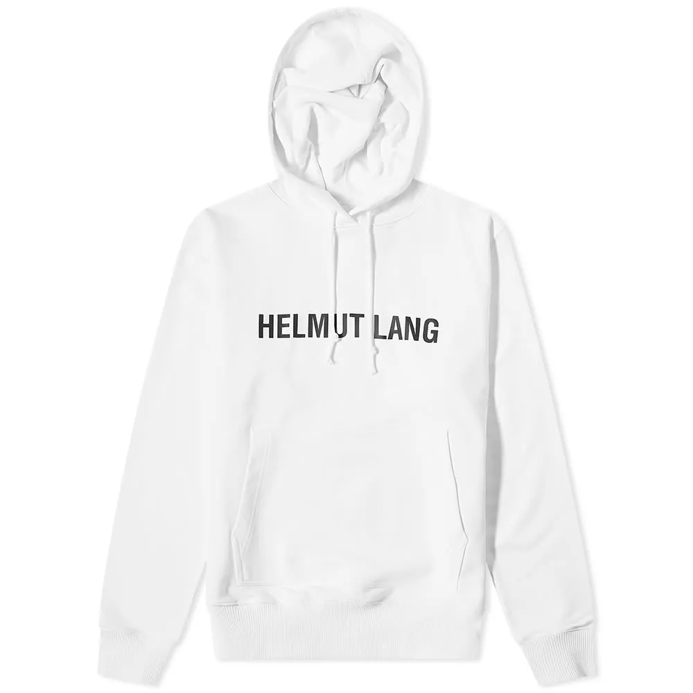 Helmut Lang Core Logo Popover HoodyWhite