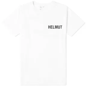 Helmut Lang Glow in the Dark Print TeeChalk White