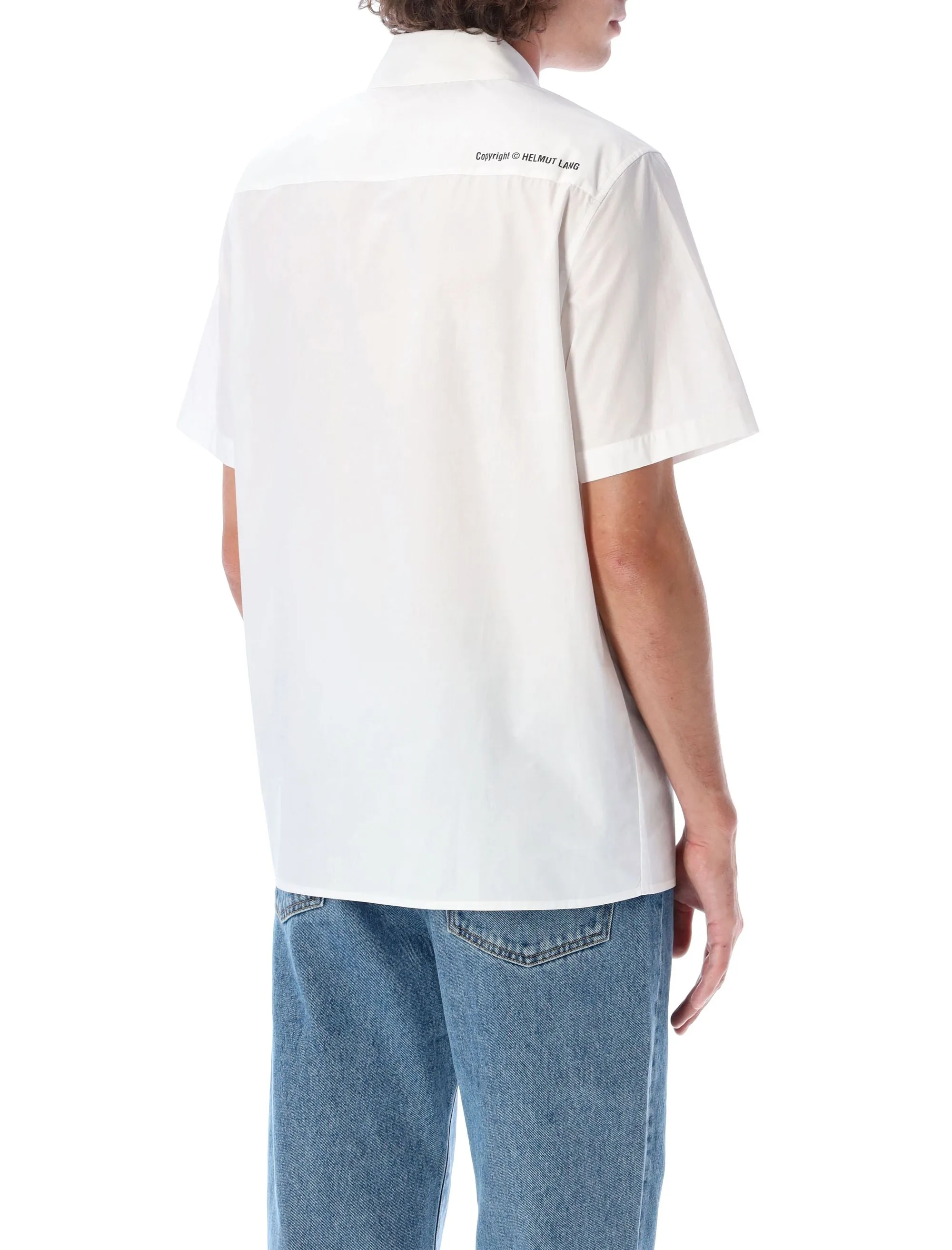 Helmut Lang Logo Printed Short-Sleeved Shirt