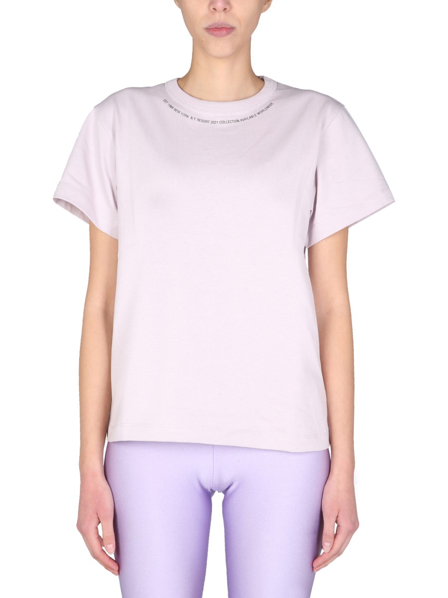 HELMUT LANG    REGULAR FIT COTTON JERSEY T-SHIRT