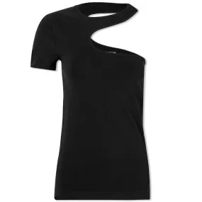 Helmut Lang Seamless Cut Out T-ShirtBlack