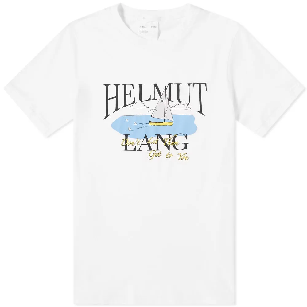 Helmut Lang x Saintwoods Ocean Logo TeeWhite